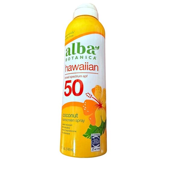 Alba Botanica Hawaiian Sunscreen Spray SPF 50, Coconut 5 fl oz - Picture 2 of 10